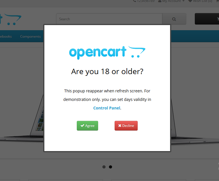 Age verification software online